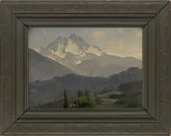 ALBERT BIERSTADT Rocky Mountain Landscape.